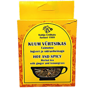 Té diario – Picante y cálido – Infusión de hierbas con jengibre y hierba de limón 30g